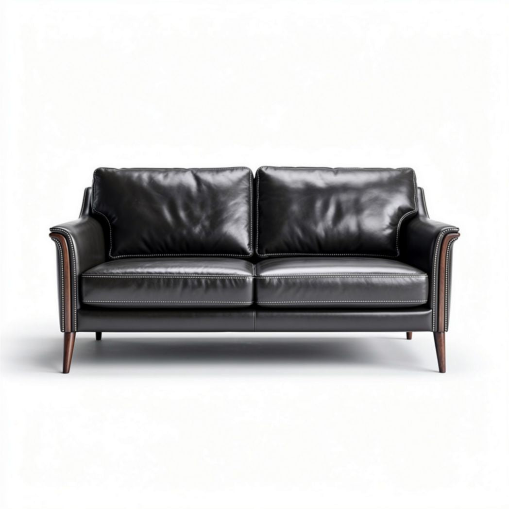 Divano in pelle per soggiorno – 180 x 90 x 75 cm