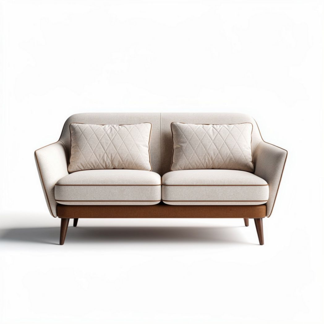 Divano in tessuto per soggiorno – 200 x 90 x 75 cm