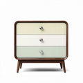 Comò in legno con finitura multicolore per camera da letto – 45 x 40 x 60 cm