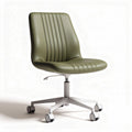 Sedia girevole in ecopelle per ufficio - 45 x 50 x 85 cm