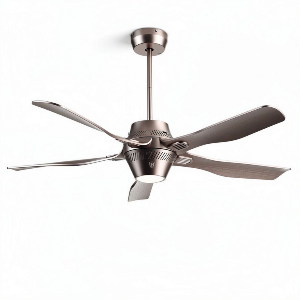 Ventilatore a soffitto in metallo per ambienti interni – 120 x 120 x 30 cm